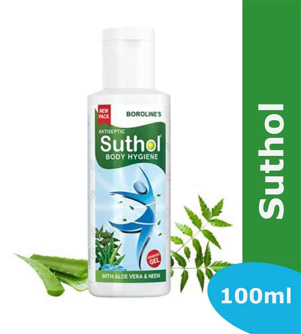 Suthol suthol antiseptic body hygiene gel(aloe vera & neem) - 100ml