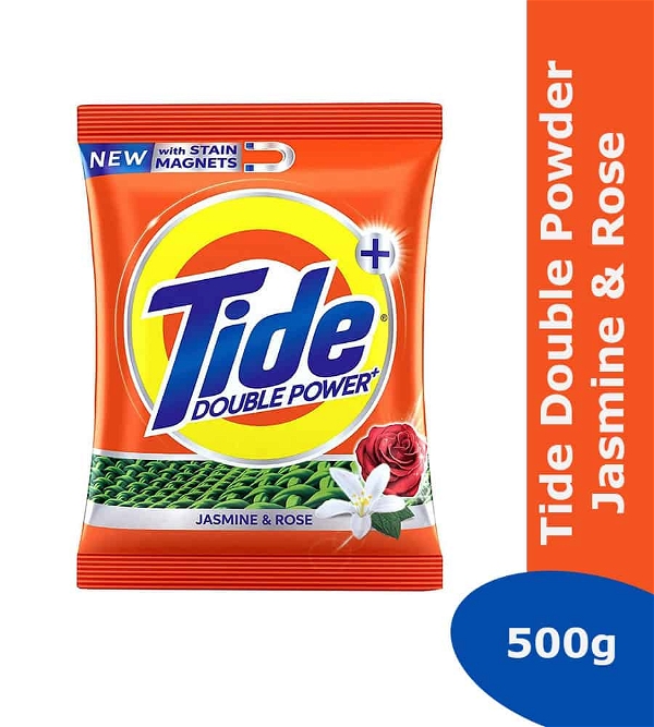 Tide Plus Detergent Powder - Jasmine & Rose - 500g