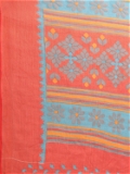 Leeza Store Rama & Red Colored Women's Soft Chiffon Brasso Printed Saree with Blouse Piece - LZPKSDEEP-RAMA - Teal