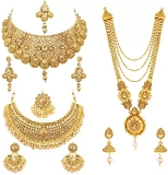 Alloy Gold-plated Jewel Set  (Gold)