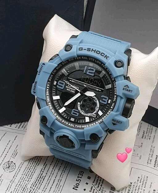 g shock in blue color