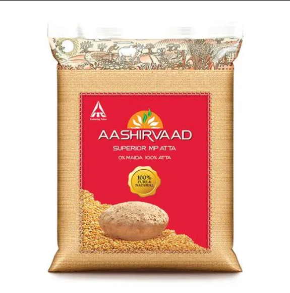 Aashirvaad Atta - Whole Wheat  - 2kg