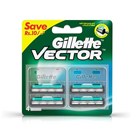 Gillette Vector Plus Blade - 4 blade