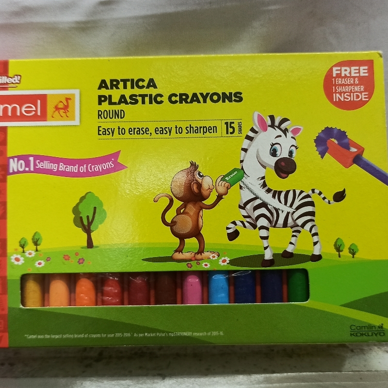 Camel Plastic Crayons - Extra long