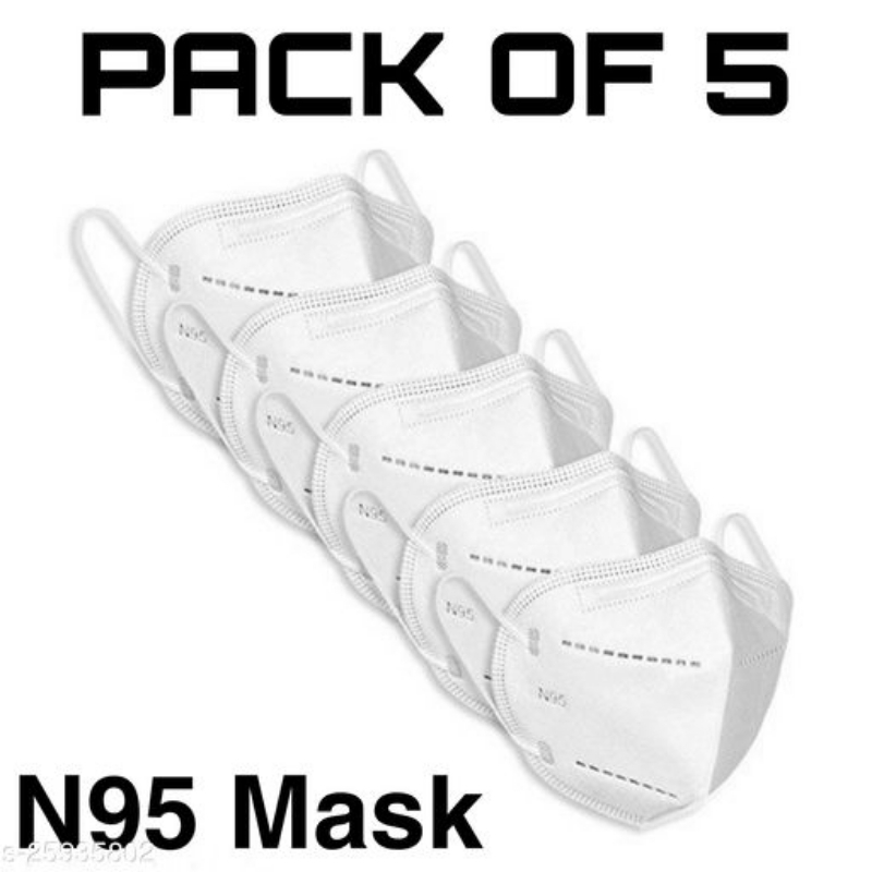 N 95 Mask ,pack Of 5 - Adult, Multicolor