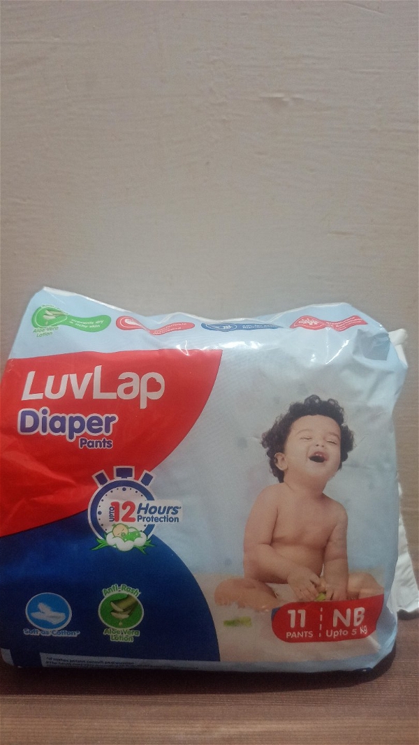LuvLap Diaper Pants - 11Pants, NB Upto 5kg