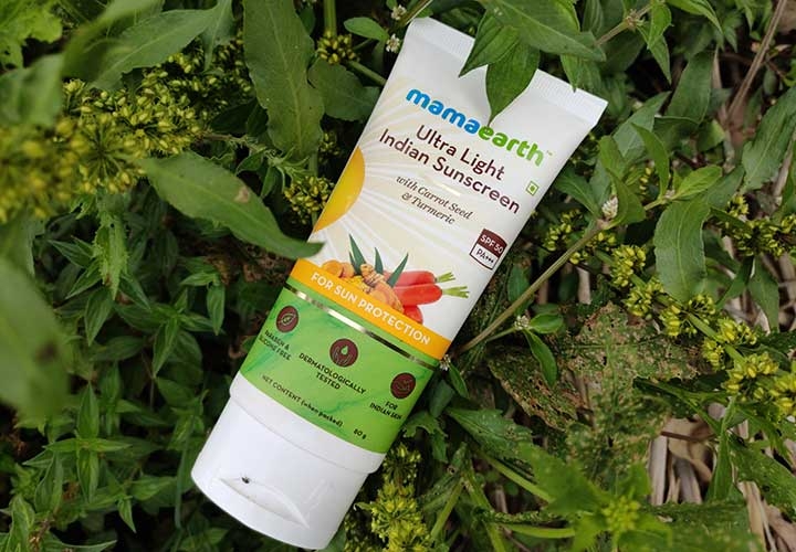 Mamaearth  Ultralight Indian Sunscreen - For sun protection, 80g