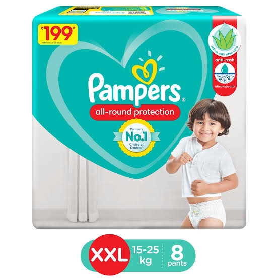 Pampers  - 8Pants, XXL 15-25kg