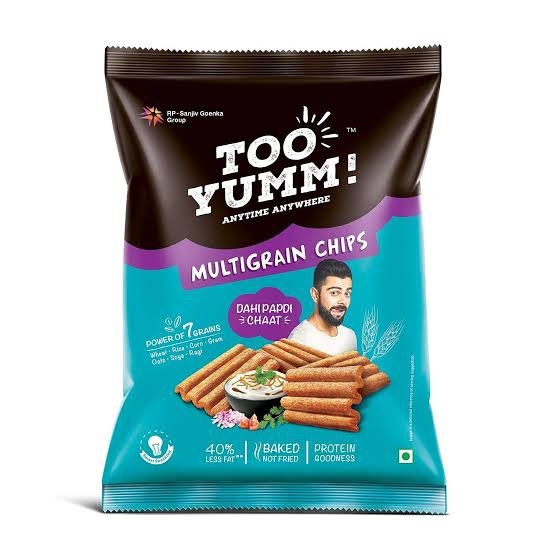 Too Yumm Multigrain Chips - Dahi Papdi Chat, 45g