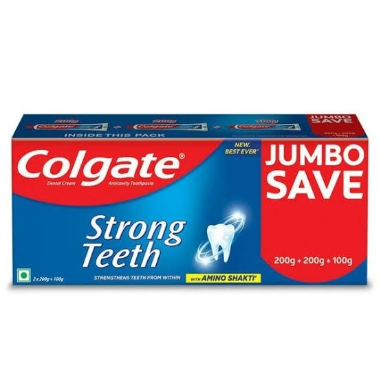 Colgate Strong Teeth  - 200*3, Family Pack