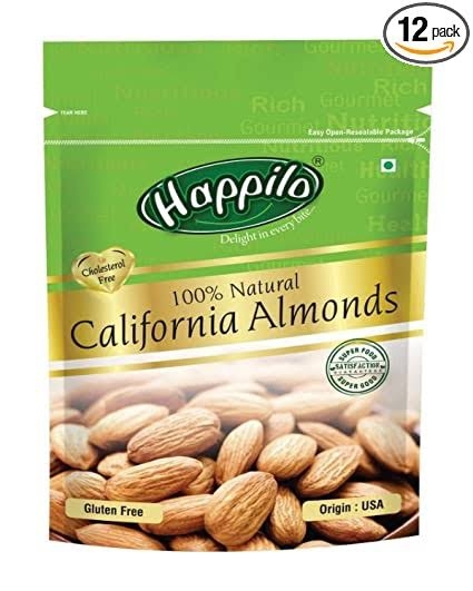 Happilo Californian Almonds Badam - 200g
