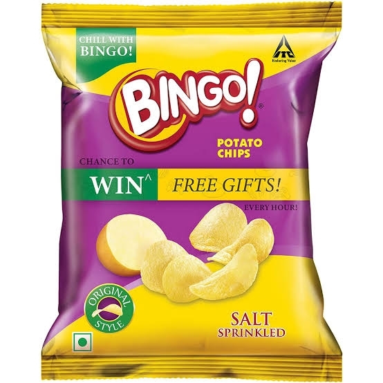 Bingo Potato Chips  - Salt Sprinkled, 21g