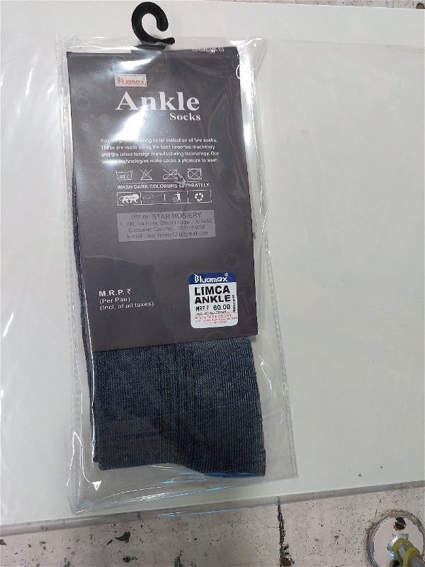 Socks - Ankle Socks, Cotton Socks, as per availble