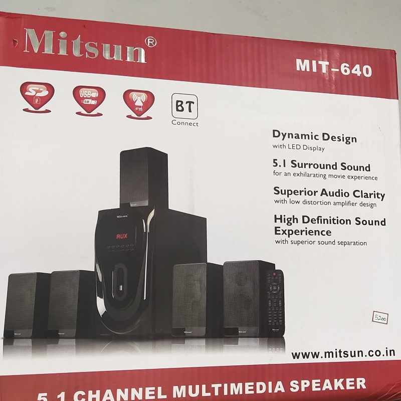 mitsun home theatre 2.1 price