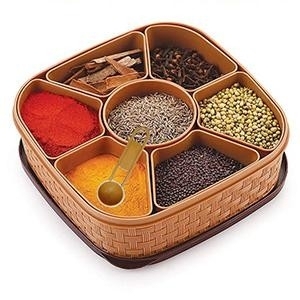 2198 Masala Rangoli Box Dabba for keeping Spices - 65