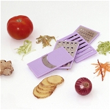 2650 4 IN 1 PLASTIC VEGETABLE AND FRUIT GRATER AND SLICER FOR KITCHEN