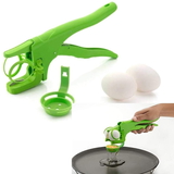 0109 PLASTIC HANDHELD EGG CRACKER WITH SEPARATOR