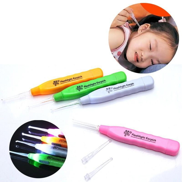 0611 LED FLASHLIGHT EARPICK WITH TWEEZER - 12