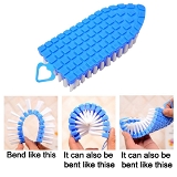 1427 FLEXIBLE PLASTIC CLEANING BRUSH FOR HOME, KITCHEN AND BATHROOM,