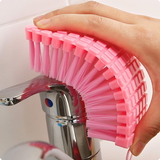 1427 FLEXIBLE PLASTIC CLEANING BRUSH FOR HOME, KITCHEN AND BATHROOM,
