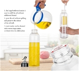 2346 Oil Dispenser Transparent Plastic Oil Bottle |Clear 1 Liter - 54
