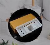 4777 4 IN 1 PLASTIC SOAP DISH AND PLASTIC SOAP DISH TRAY USED IN BATHROOM AND KITCHEN PURPOSES.