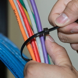 9019 100 PC CABLE ZIP TIES USED IN ALL KINDS OF WIRES TO MAKE THEM TIED AND KNOTTED ETC.