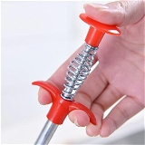 1634 METAL WIRE BRUSH SINK CLEANING HOOK SEWER DREDGING DEVICE