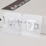 1742 MAGIC ADHESIVE PLASTIC WALL HOOKS HEAVY DUTY HOOKS (PACK OF 20)