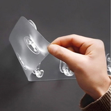 4654  ADHESIVE TRANSPARENT HEAVY DUTY WALL HOOK