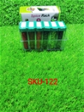0122 PLASTIC SPICE JARS (6 PCS, 14X22X8CM, MULTICOLOUR)