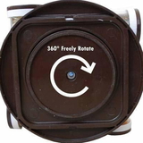 2036 SPICE JAR SET - FOOD GRADE PLASTIC 12PCS SPICE JAR (BROWN BOX)