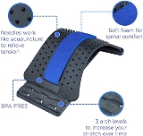 1666 MULTI-LEVEL BACK STRETCHER POSTURE CORRECTOR DEVICE FOR BACK PAIN RELIEF