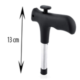 0854 PREMIUM QUALITY STAINLESS STEEL COCONUT OPENER TOOL/DRILLER WITH COMFORTABLE GRIP