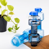 0754A UNBREAKABLE PLASTIC DUMBBELL SHAPE WATER BOTTLE