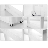 2120 MULTIPURPOSE 4 LAYER SPACE SAVING STORAGE ORGANIZER RACK SHELF