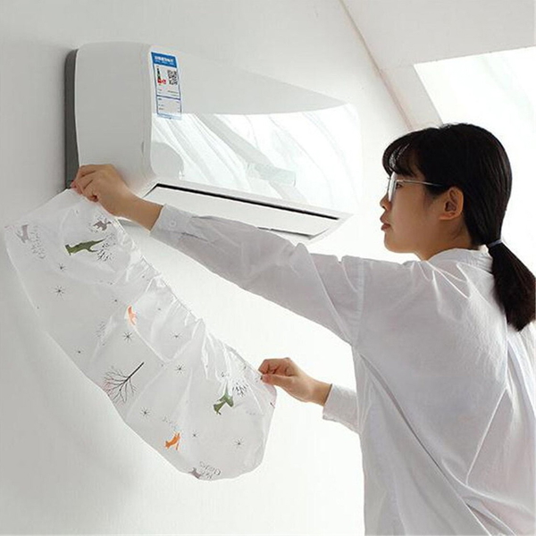 6025 AIR CONDITIONING DUST COVER WATERPROOF FOLDING AC COVER (1TONE SIZE)