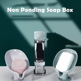 4831 SELF DRAINING SOAP HOLDER FOR BATHROOM LEAF SHAPE SOAP DISH KITCHEN SOAP TRAY