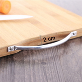 2475 NON-SLIP WOODEN BAMBOO CUTTING BOARD WITH ANTIBACTERIAL SURFACE