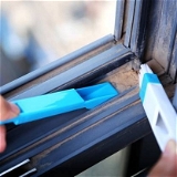 0850 2 IN 1 MULTI-FUNCTION PLASTIC WINDOW SLOT KEYBOARD WARDROBE DUST REMOVAL CLEANING BRUSH