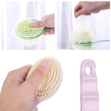 4832 2IN1 BATH BRUSH WITH LONG HANDLE
