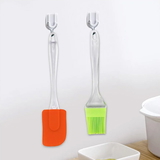 2825 2 IN 1 COMBO OF BIG BRUSH,SPATULA SET FOR PASTRY