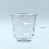 8125 GANESH LILY GLASS BREAK RESISTANT PLASTIC SET OF 6PCS (300 ML)