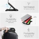 6226 ADJUSTABLE LAPTOP STAND PATENTED RISER. WITH PORTABLE MOBILE STAND