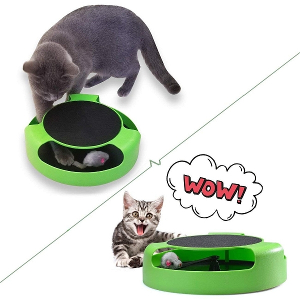0176 CAT INTERACTIVE TOY (CAT SCRATCHING PAD)