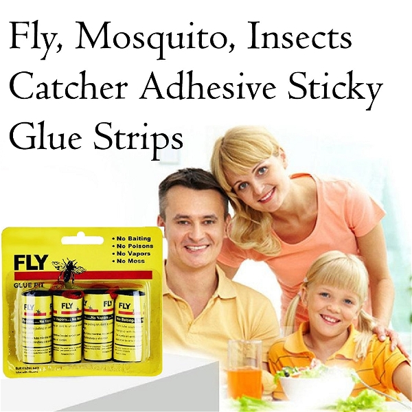 1474 FLY, MOSQUITO, INSECTS CATCHER ADHESIVE STICKY GLUE STRIPS