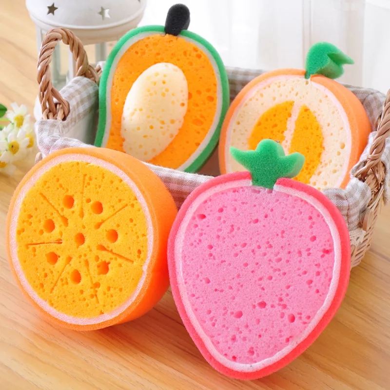 New Fruit Shape Kitchen and Bathroom Sponge OriginalWith Packing