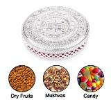 2862 ROUND CANDY BOX, DRY FRUIT BOX FOR KITCHEN STORAGE HOME DECOR - 180