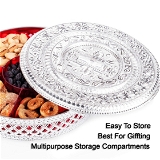 2862 ROUND CANDY BOX, DRY FRUIT BOX FOR KITCHEN STORAGE HOME DECOR - 180