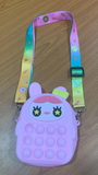 Unicorn Shoulder Bag Push & Pop It Bubble Sensory Fidget Toy